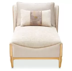 La Terrazza Cappuccino and Light Champagne 35" Chaise