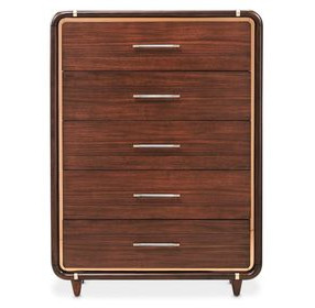Mason Park Umber 5 Drawer Gentlemen's Chest