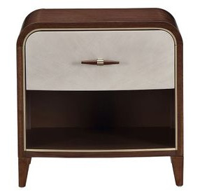 Westhaven Walnut 1 Drawer Nightstand