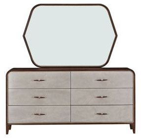 Westhaven Walnut Dresser with Mirror
