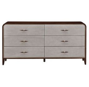 Westhaven Walnut 6 Drawer Dresser