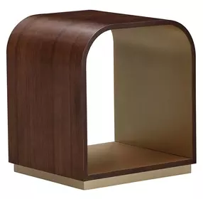 Houston Walnut Rectangular End Table