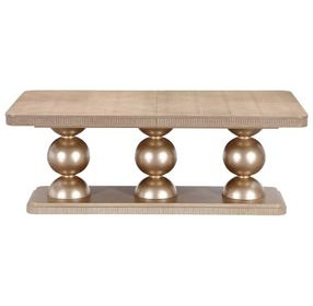 West Kensington Sea Salt Caramel 128" Extendable Rectangular Dining Table