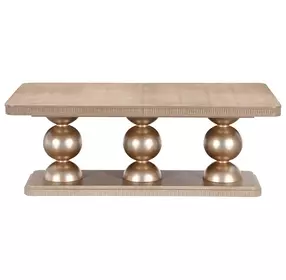 West Kensington Sea Salt Caramel 128" Extendable Rectangular Dining Table