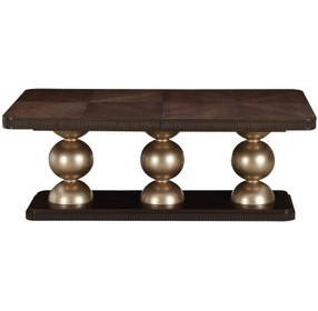 Westminster Row Medium Espresso 128" Extendable Rectangular Dining Table