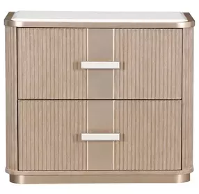 West Kensington Sea Salt Caramel 2 Drawer Nightstand