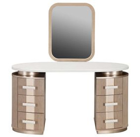 Westminster Row Sea Salt Caramel Vanity with Mirror
