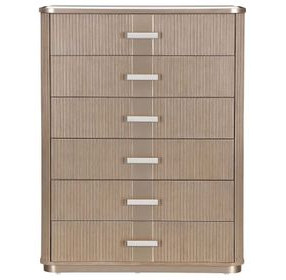 West Kensington Sea Salt Caramel 6 Drawer Highboy Chest
