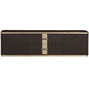 Westminster Row Medium Espresso 80" TV Stand