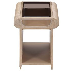 West Kensington Sea Salt Caramel Rectangular End Table