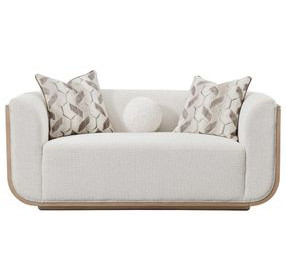 Westminster Row Buff and Sea Salt Caramel 69" Loveseat