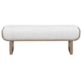 Westminster Row Cream Puff and Sea Salt Caramel Bed Bench