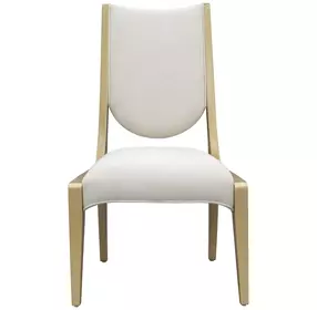 Scotts Square Cornsilk Upholstered Dining Side Chair Set of 2