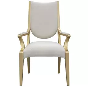 Scotts Square Cornsilk Upholstered Dining Arm Chair