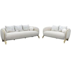 Scotts Square Cornsilk Living Room Set