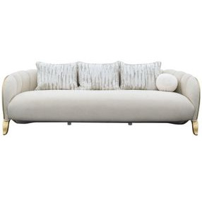 Scotts Square Cornsilk 100" Sofa