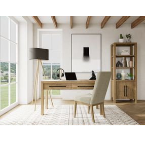 Davie Pale Oak Home Office Set