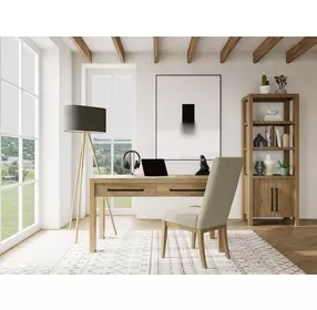 Davie Pale Oak Home Office Set
