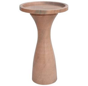 Baird Clay Marble Round Accent Table