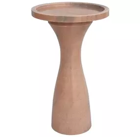 Baird Clay Marble Round Accent Table