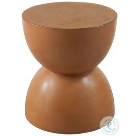 Alejandro Washed Orange Accent Table