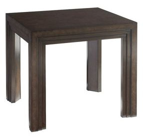 Essex Brown Rectangular Lamp Table