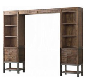 Andria Reclaimed Oak 97" Entertainment Center
