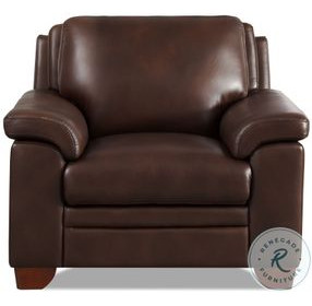 Ironvale Chestnut Top Grain Leather Chair