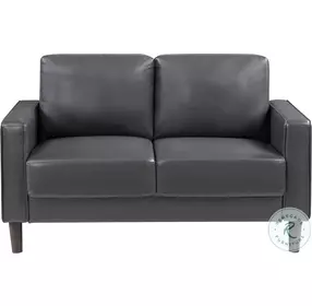 Malcolm Dark Gray Loveseat
