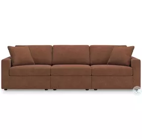 Modmax Spice Performance Fabric Modular 3 Piece Sectional Sofa