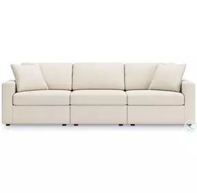 Modmax Oyster Performance Fabric Modular 3 Piece Sectional Sofa