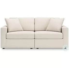 Modmax Oyster Performance Fabric Modular 2 Piece Sectional Sofa