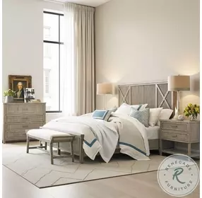 Cedar Ridge Wexley Aged Taupe Panel Bedroom Set