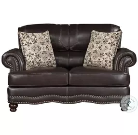 Milford Brown Loveseat
