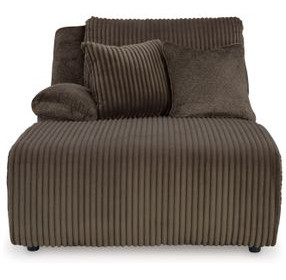 Top Tier Chocolate LAF Press Back Chaise