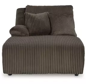 Top Tier Chocolate LAF Press Back Chaise