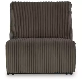 Top Tier Chocolate Armless Recliner