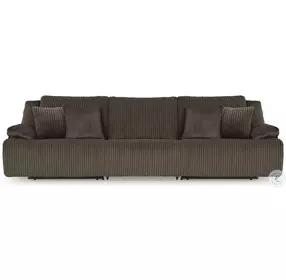 Top Tier Chocolate Modular Reclining Sofa