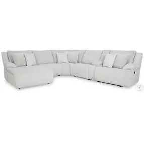 Top Tier Alloy Modular Reclining 6 Piece Sectional with LAF Chaise
