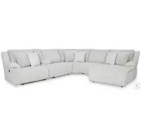 Top Tier Alloy Modular Reclining 6 Piece Sectional with RAF Chaise