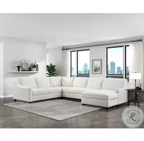 Zayden Ivory 4 Piece RAF Sectional