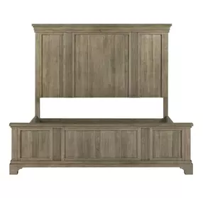 Haven Hills Camel Beige Queen Panel Bed