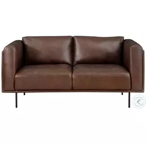Soren Brown 63" Loveseat