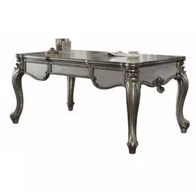 Versailles Antique Platinum 72" Executive Writing Desk