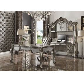 Versailles Antique Platinum Executive Home Office Set