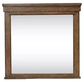 Carolina Park Amber Brown Rectangular Mirror