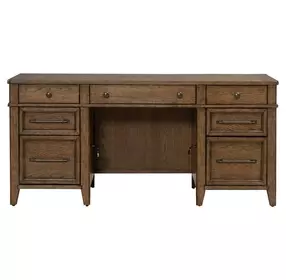 Carolina Park Amber Brown 66" Executive Credenza