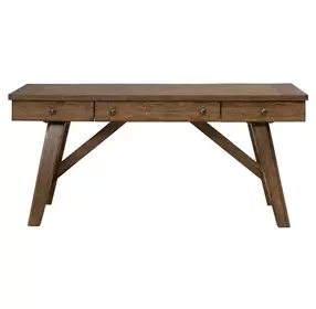Carolina Park Amber Brown 66" Writing Desk