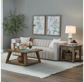 Cypress Grove Amber Brown Rectangular Occasional Table Set