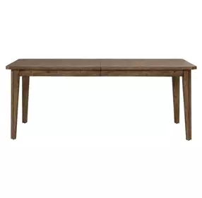 Carolina Park Amber Brown 98" Extendable Rectangular Dining Table